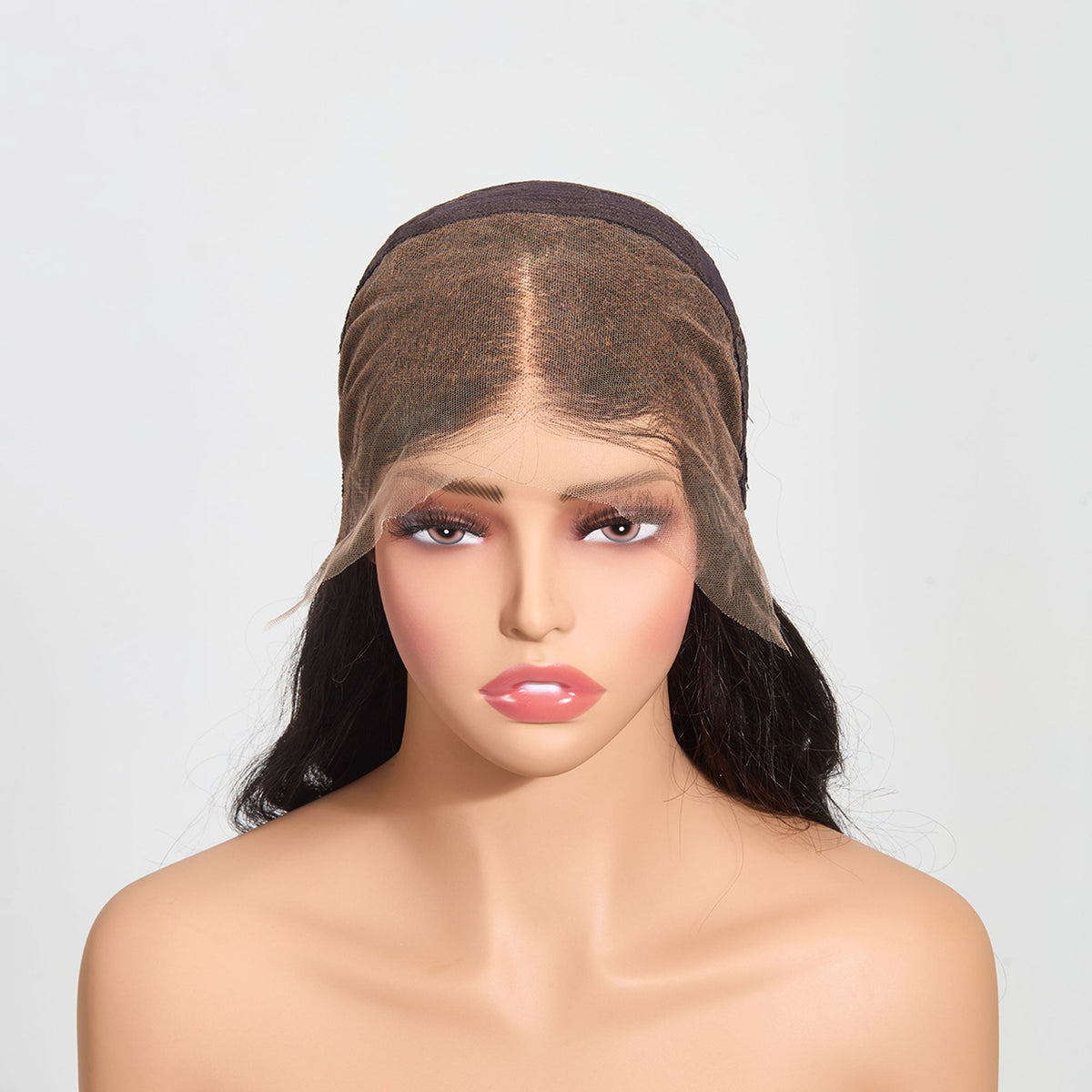 StariaHair 13"x4" Body Wave 150% Transparent Lace Frontal Wig #1B