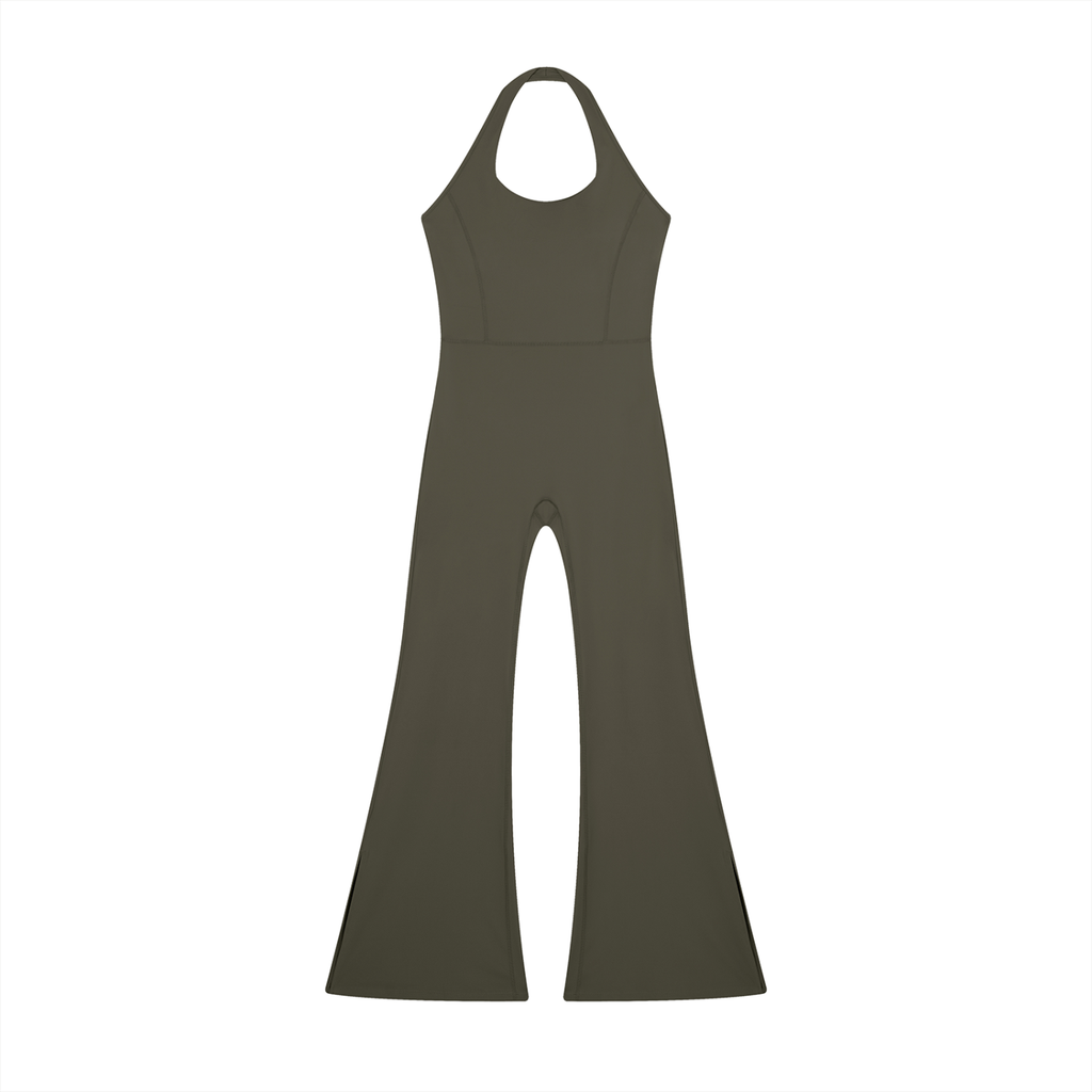 Loki & Ivy Women’s Halter Flared Jumpsuit