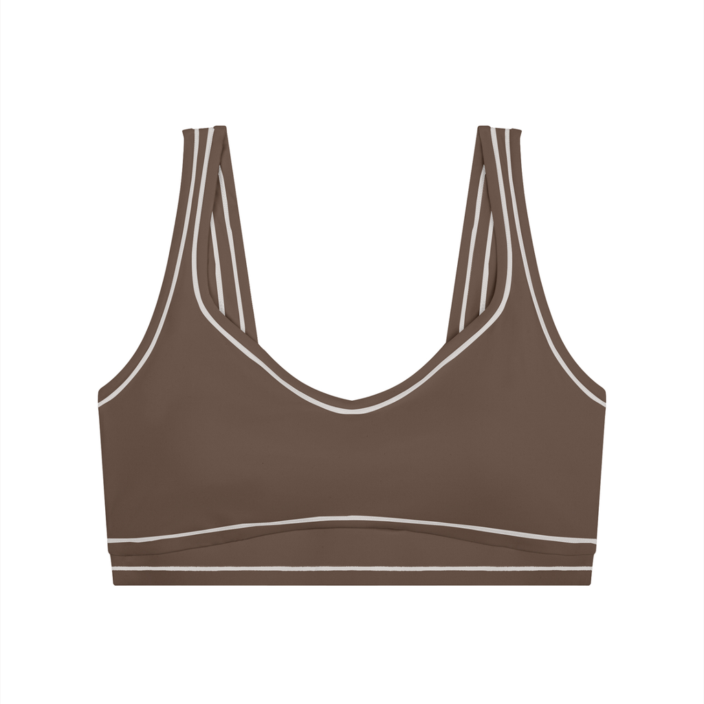 Loki & Ivy Women’s Topstitching Yoga Sports Bra