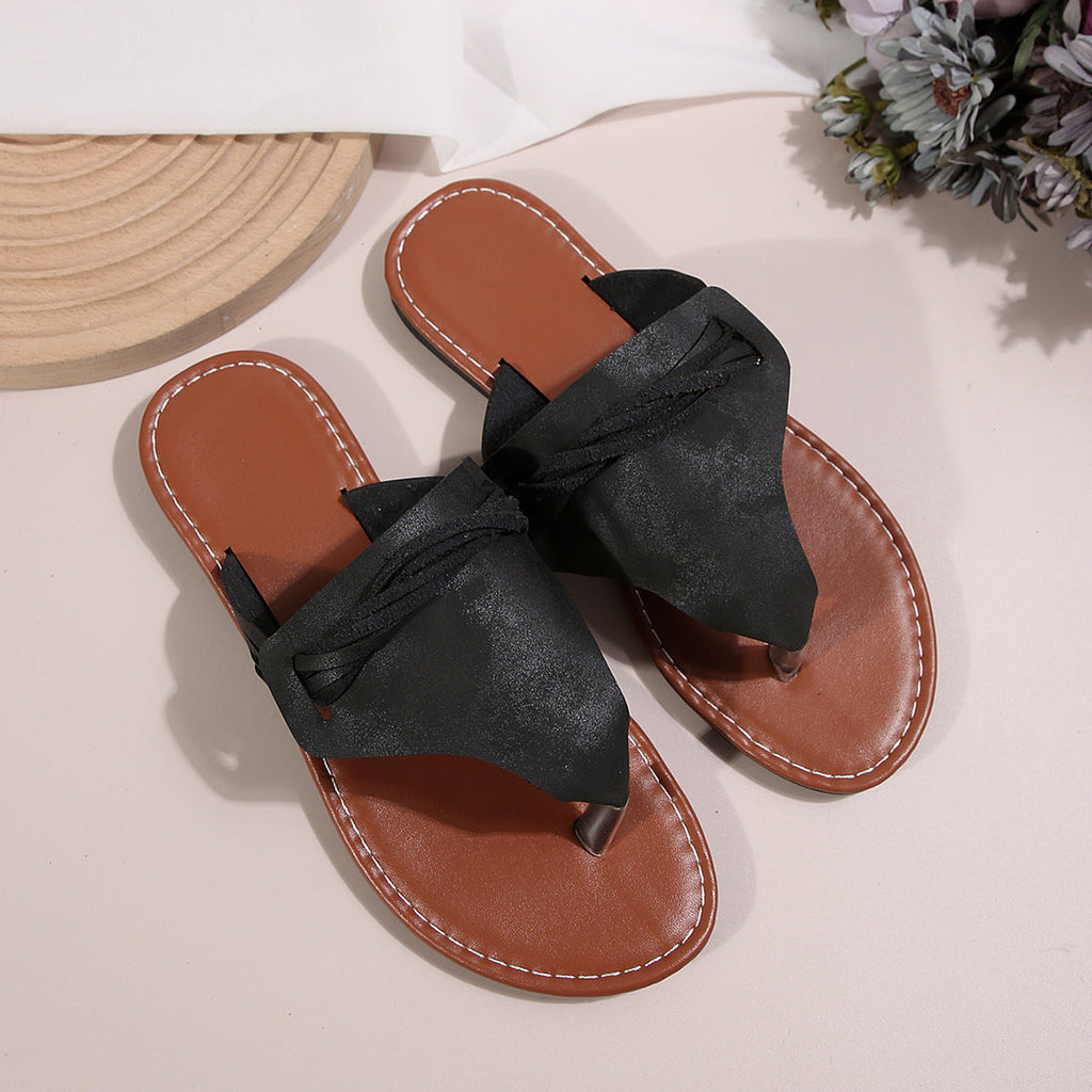 Retro Flip Flops Women Summer Flip Flops Comfortable Outdoor Lightweight Beach Sandals