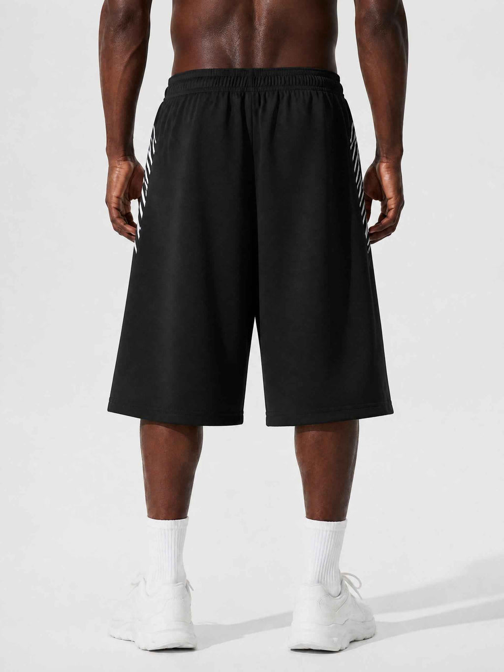 Loki & Ivy Relaxed Drawstring Three-quarter Sweatpants