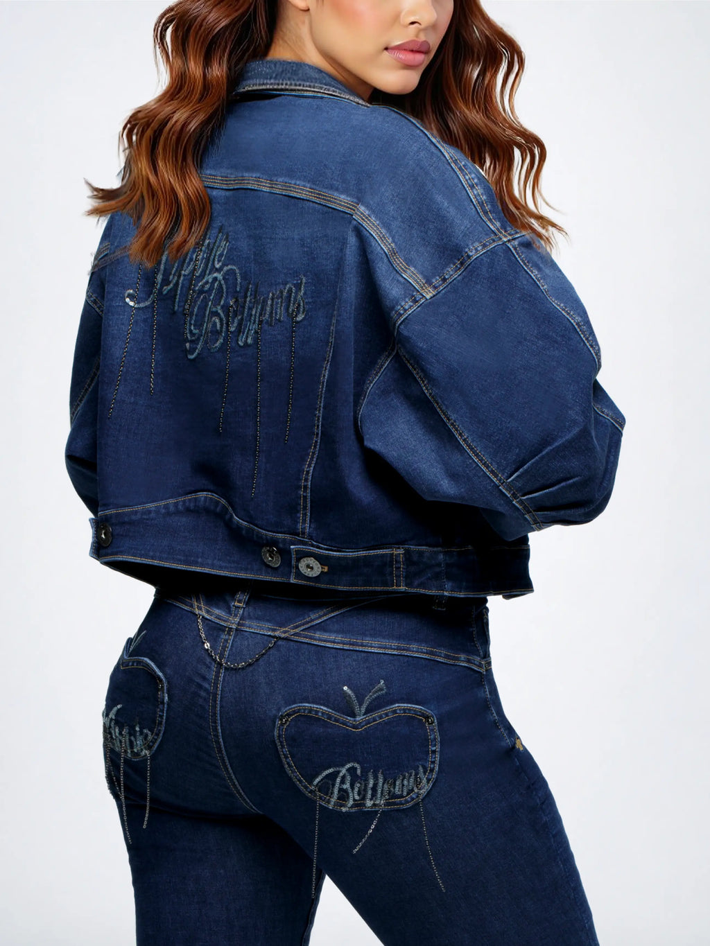 Cropped Chain Link Jacket
