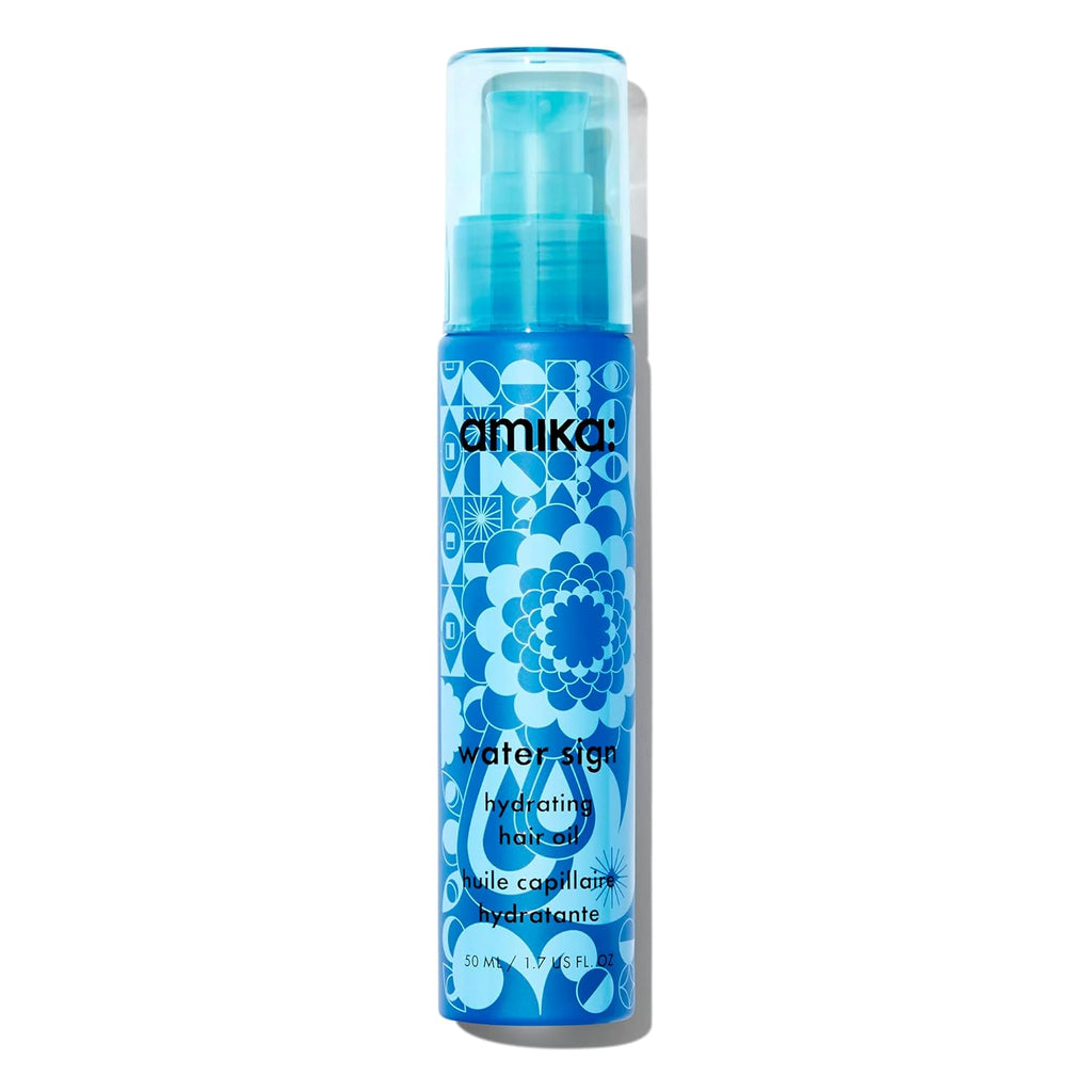 Amika Water Sign Hydrating Hair Oil with Hyaluronic Acid 1.7 Oz