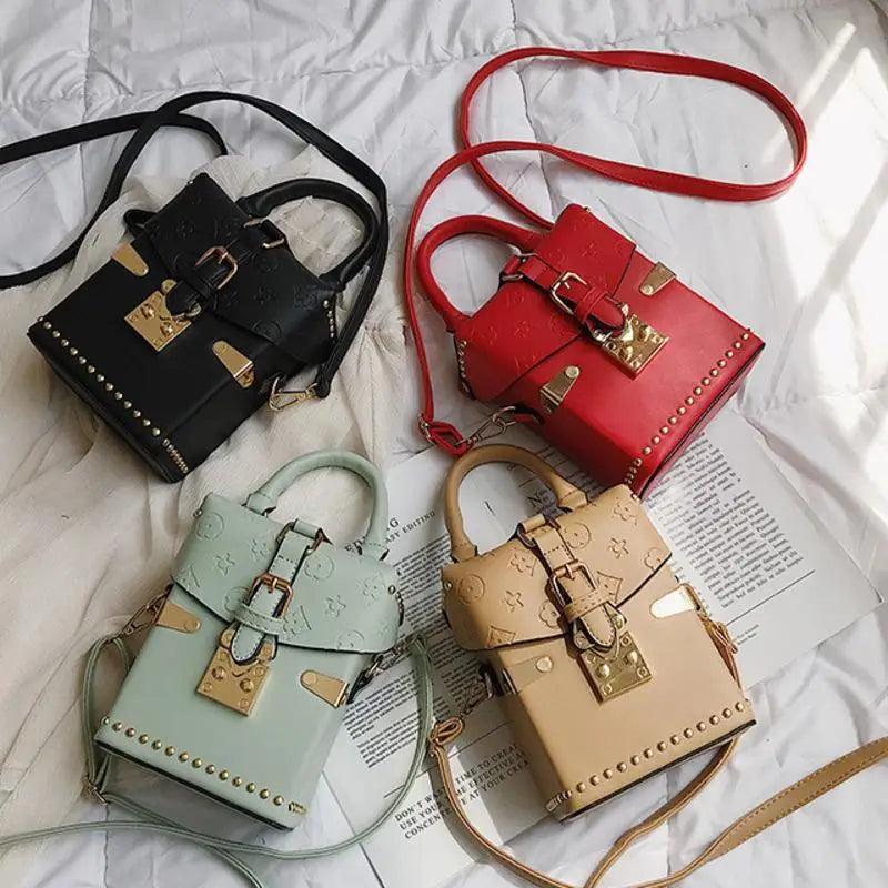 Dazzling Crossbody Bags for Women In Leather Luxury Handbag Designer Ladies Hand And Shoulder Bag For Teenager Girls