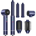 Professional Hair Dryer Brush 110000RPM High Speed Hair Dryer 5 In 1 Hair Styler Hot Air Brush Negative Ions Blow Dryer Brush Automatic Curling Iron Air Curler