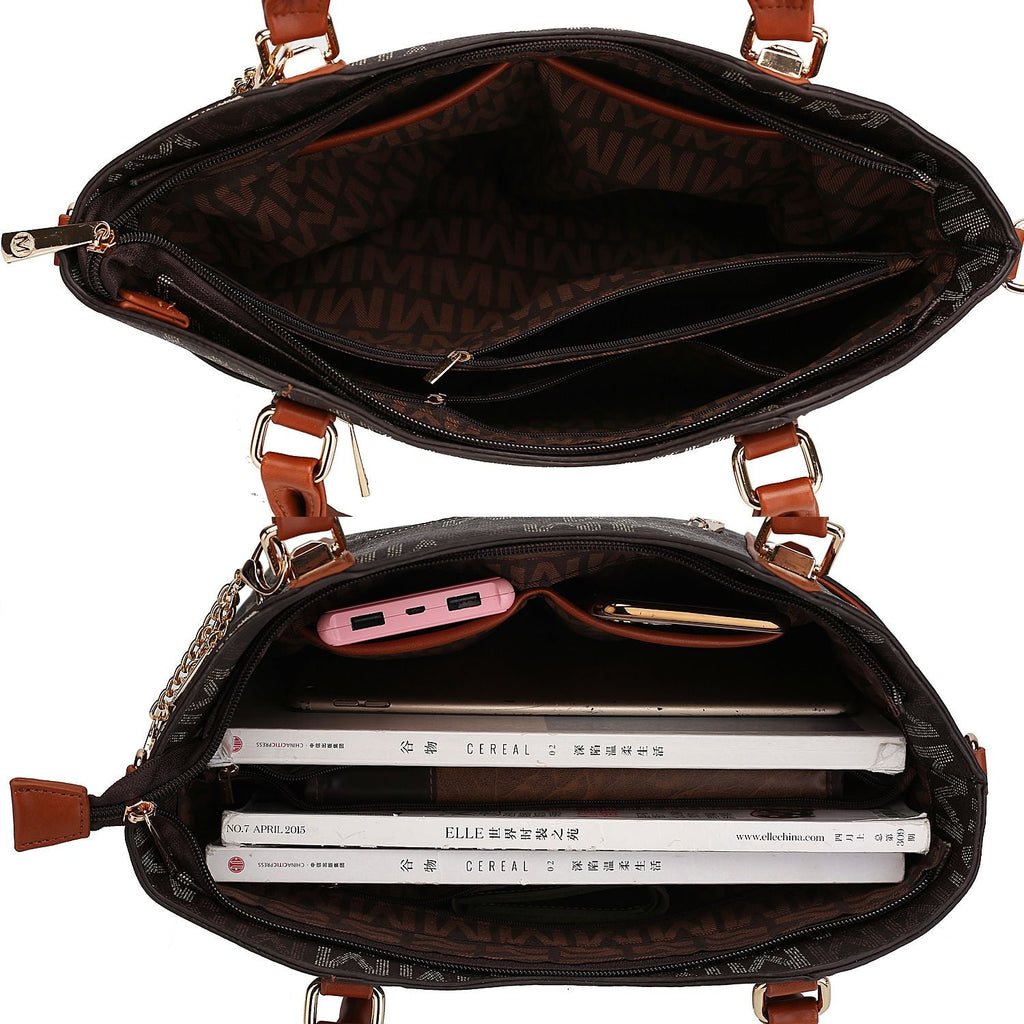 MKF Collection Jeneece M Signature Tote Bag by Mia k